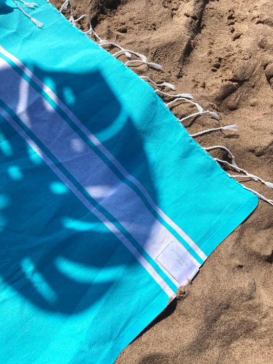 STRANDLIV Fouta Classic Aqua