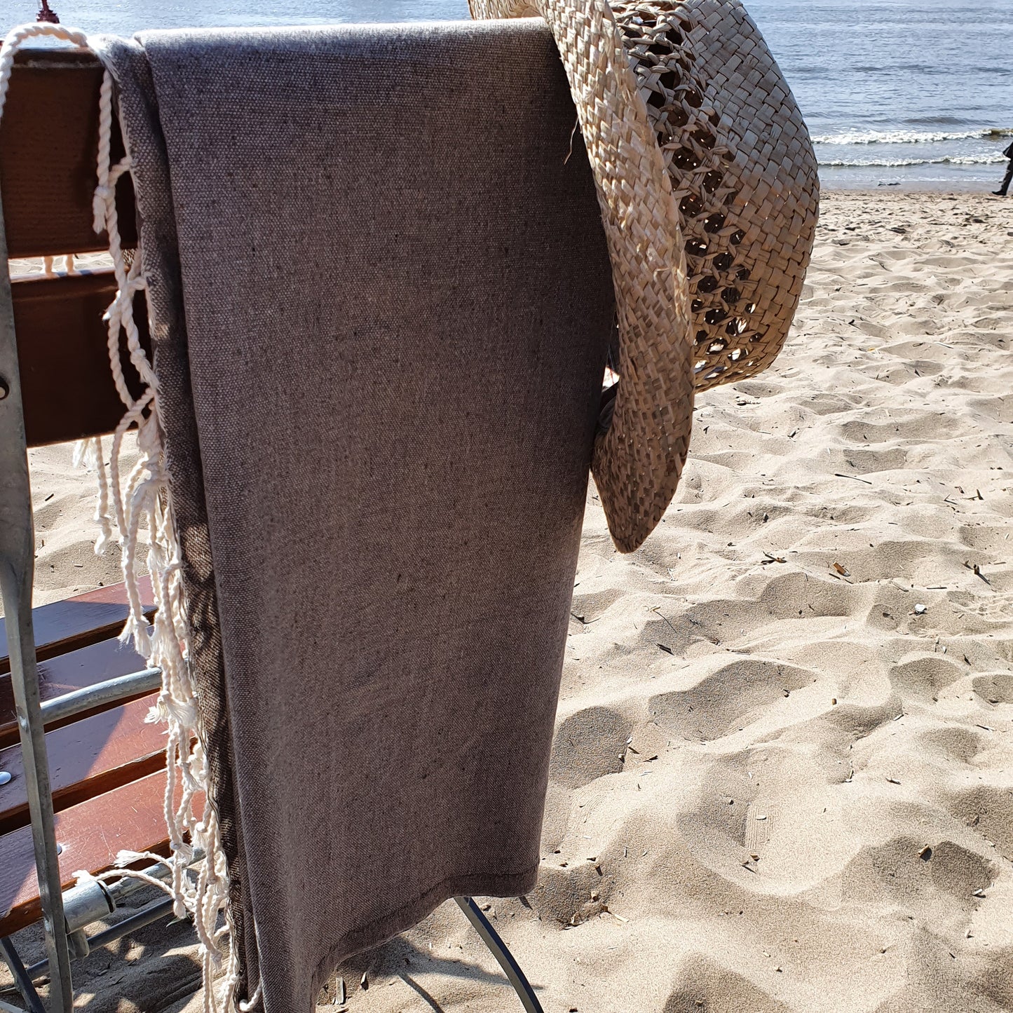 STRANDLIV Fouta Classic Taupe.