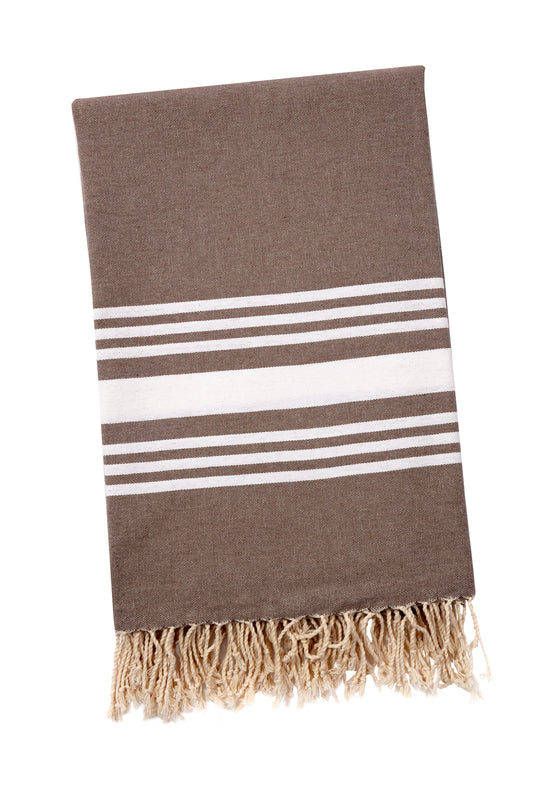STRANDLIV Fouta XL Taupe.