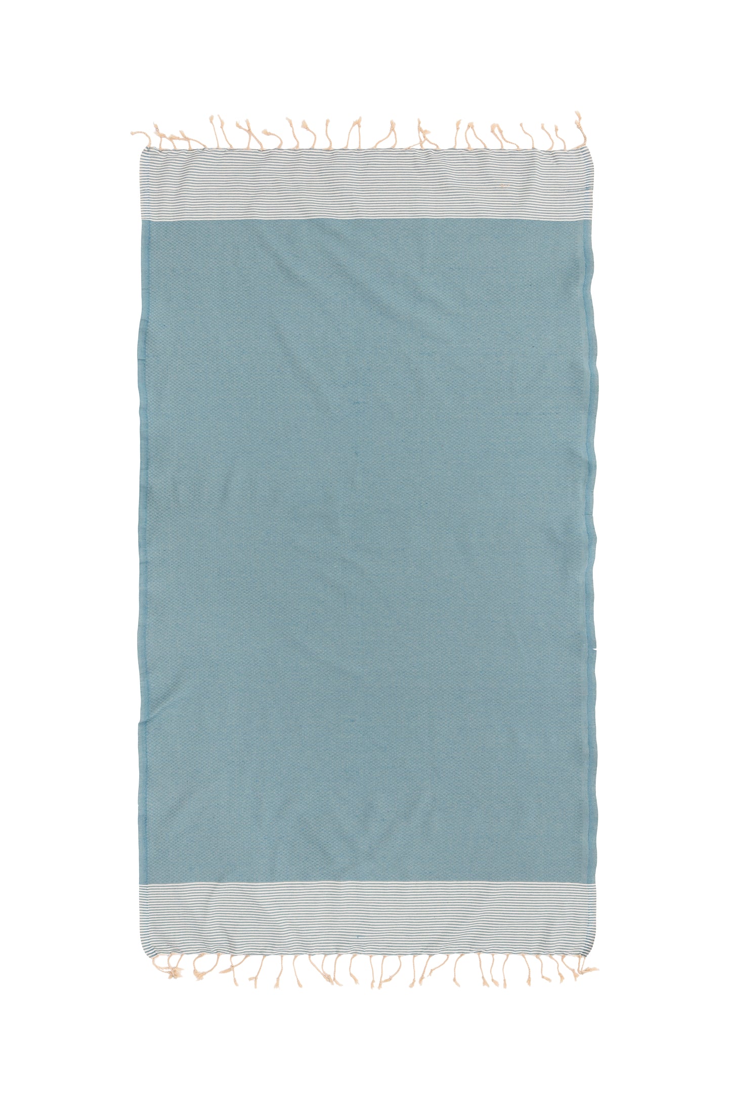 STRANDLIV Fouta Waben Rauch Blau.