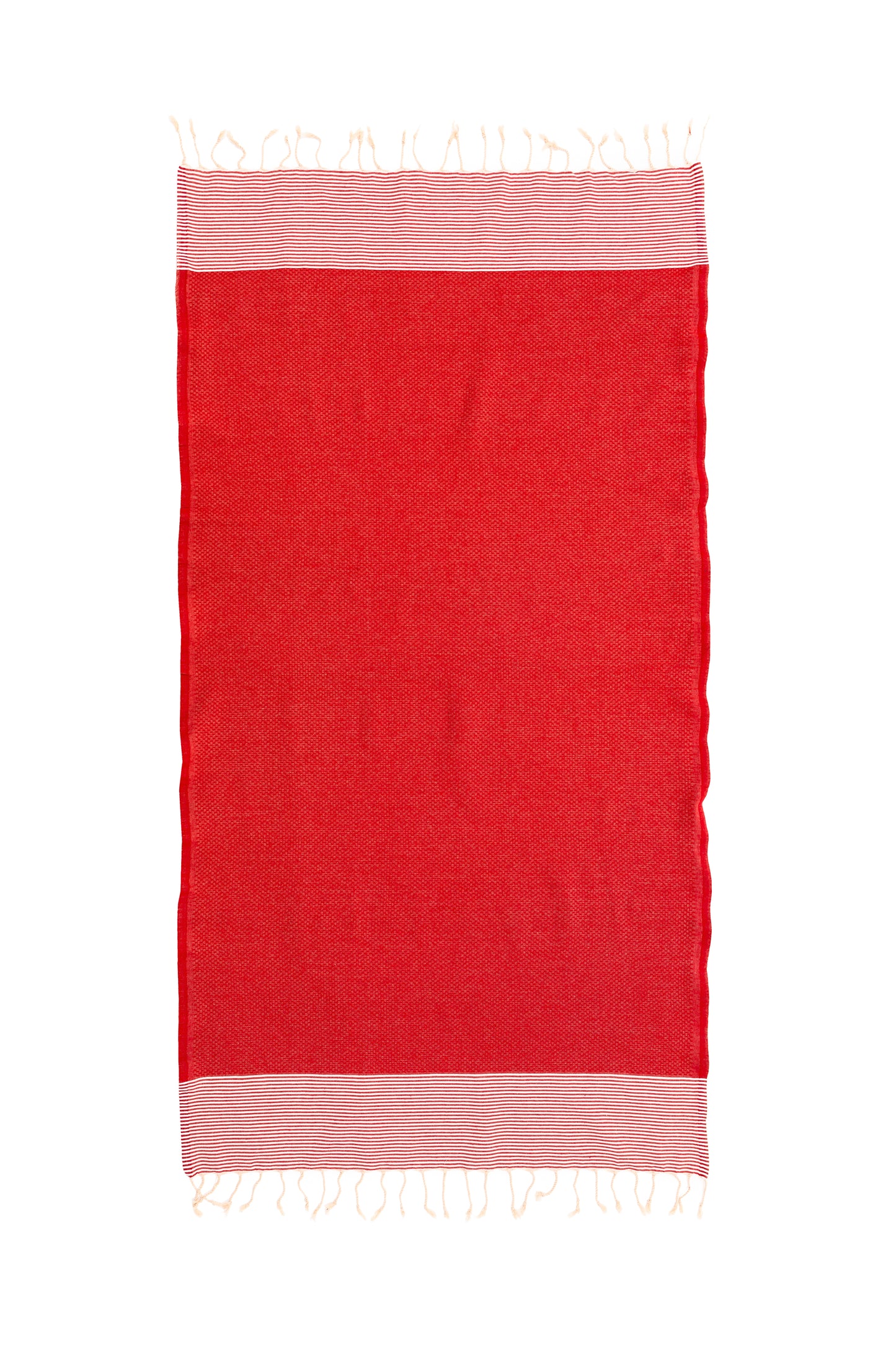 STRANDLIV Fouta Waben Real Red.