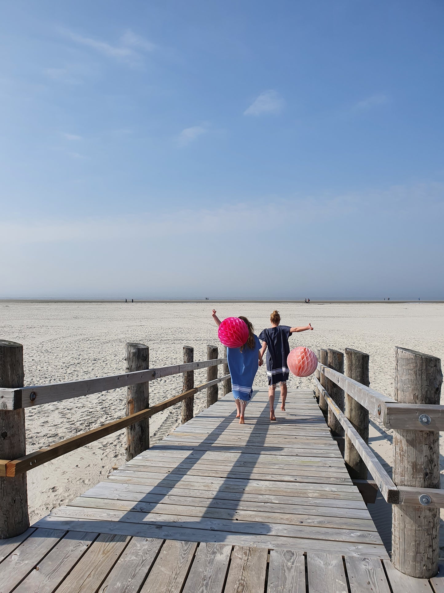 STRANDLIV Poncho Sky Blue.