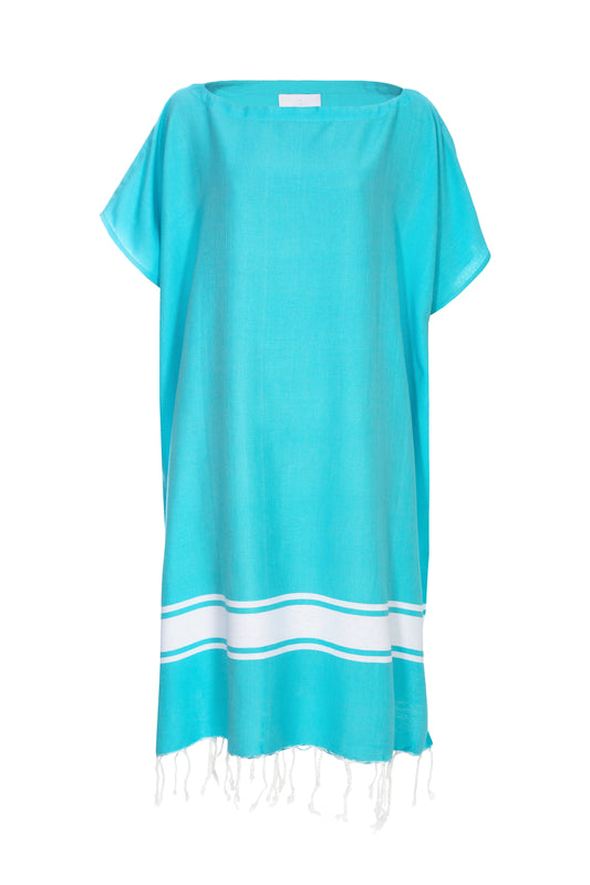 STRANDLIV Poncho Aqua.