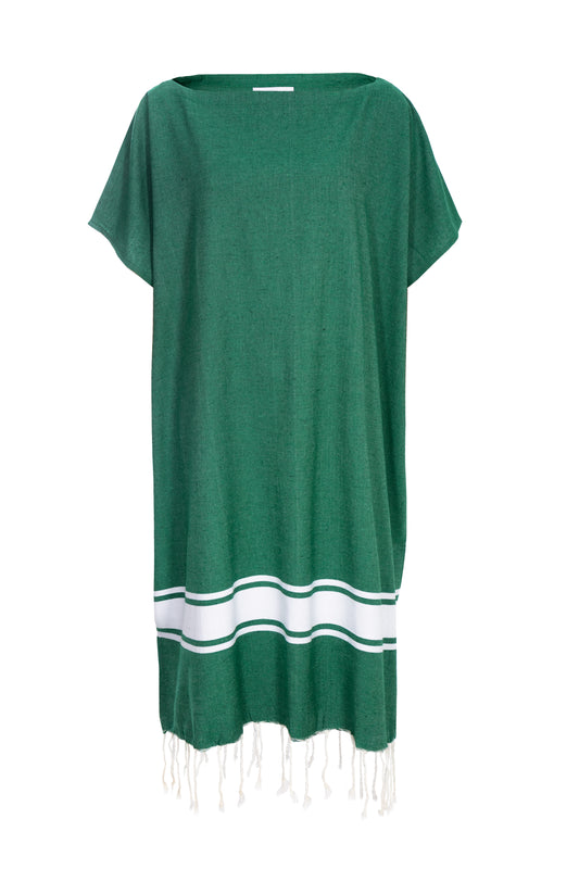 STRANDLIV Poncho Island Green.