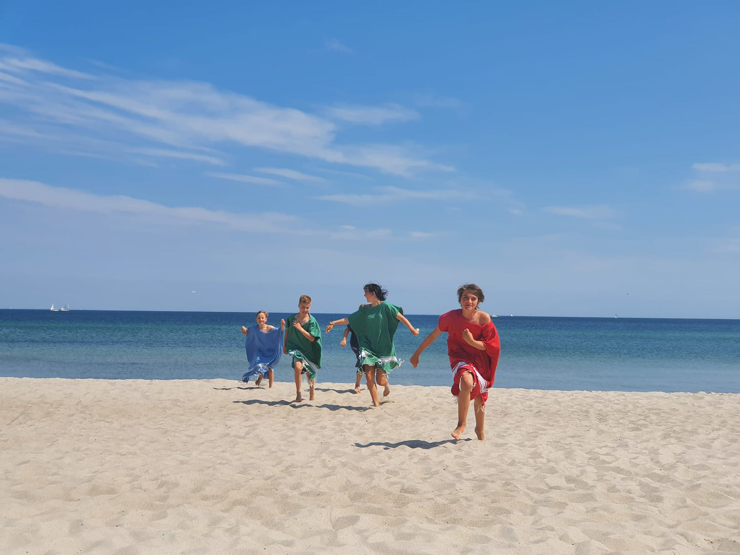 STRANDLIV Poncho Island Green