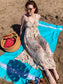 STRANDLIV Fouta Classic Aqua