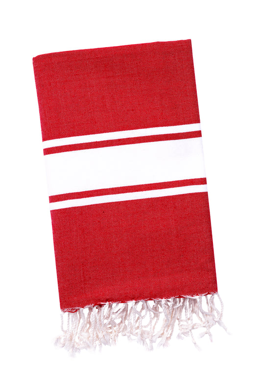 STRANDLIV Fouta Classic Real Red.