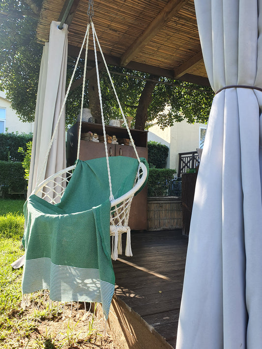 STRANDLIV Fouta Waben Jamaika Green