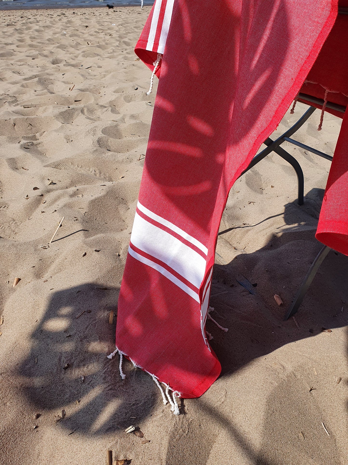 STRANDLIV Fouta Classic Real Red.