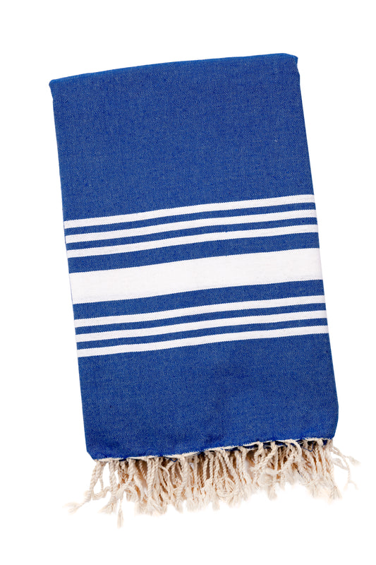 STRANDLIV Fouta XL Greek Blue.