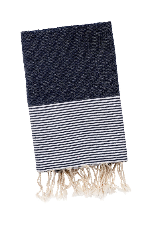 STRANDLIV Fouta Waben Night Blue.