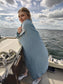 STRANDLIV Fouta Waben Rauch Blau